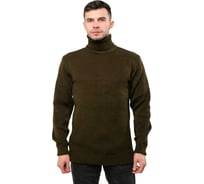 Полушерстяной армейский джемпер ООО ГУП Бисер хаки, размер  68-70, рост 182-188 4620170445867