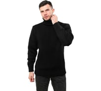 Полушерстяной армейский джемпер ООО ГУП Бисер черный, размер 56-58, рост 170-176 4620170443597