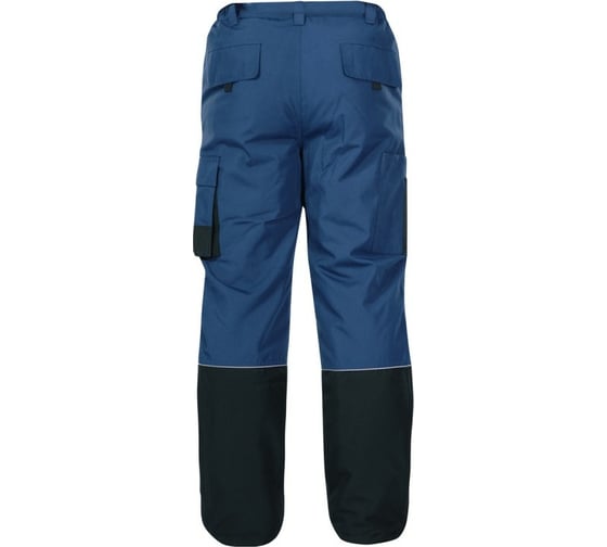 Утепленные рабочие брюки LAHTI PRO сине-черные, размер 3XL L4100706