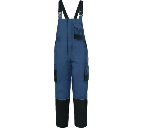 Утепленный полукомбинезон LAHTI PRO сине-черный, р. 3XL L4110106
