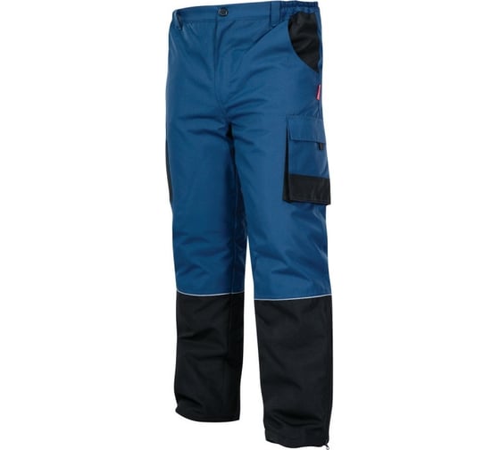 Утепленные рабочие брюки LAHTI PRO сине-черные, размер XL L4100704 1