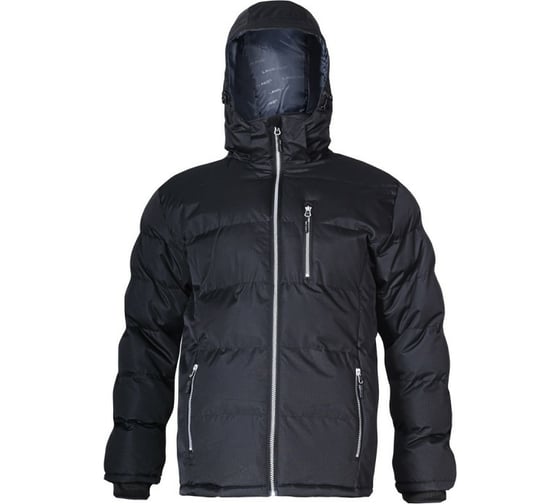 Стеганая рабочая куртка LAHTI PRO черная, р. 3XL L4090806