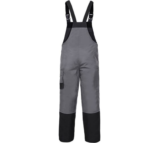 Утепленный полукомбинезон LAHTI PRO серо-черный, р. 2XL L4110805