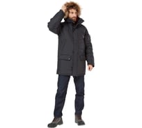 Удлиненная куртка Эксперт Спецодежда Аляска черная, р.64-66, рост 182-188 6446000071901