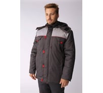 Зимняя мужская куртка Факел Фаворит NEW темно-серая/серая, размер 60-62, рост 170-176 87469380.009