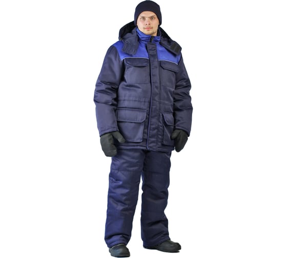 Зимний костюм URSUS БУРАН темно-синий/василек, размер 44-46, рост 170-176 КОС241-002 1
