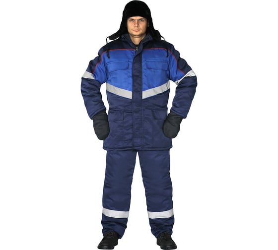 Зимний костюм URSUS ВЕКТОР-УЛЬТРА темно-синий КОС582-002; 48-50, 182-188