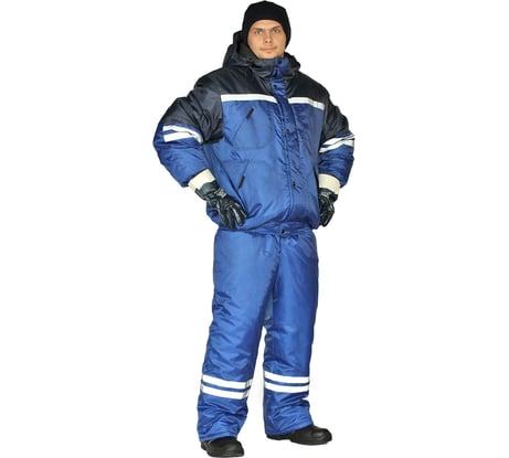 Зимний костюм URSUS СТИМ васильковый/темно-синий КОС634-031; 60-62, 170-176