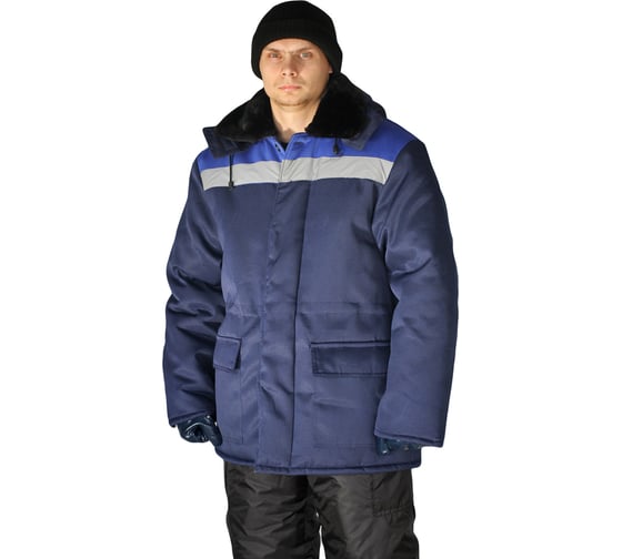 Зимняя куртка URSUS СТАНДАРТ темно-синий/василек КУР556-020; 52-54, 182-188 1