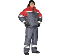 Зимний костюм URSUS СТИМ темно-серый/красный КОС634-303; 52-54, 170-176