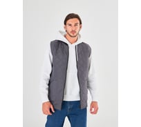 Утепленный жилет ООО ГУП Бисер Стайл, серый, размер 52-54/170-176 4620170441197