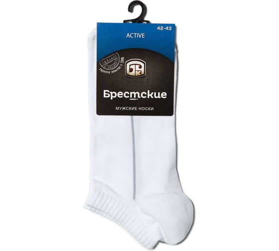 Мужские носки БРЕСТСКИЕ 2312 active, р.27, 006 белый 11022904012006 1