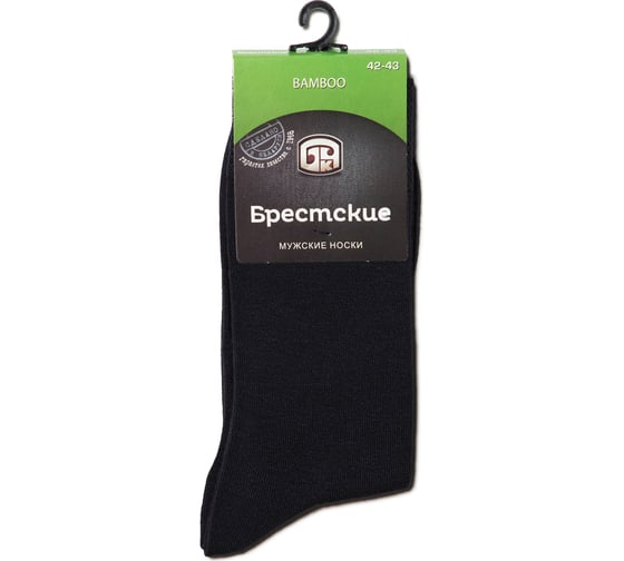 Мужские носки БРЕСТСКИЕ 2507 bamboo, р.25, 000 черный 11023203024000 1