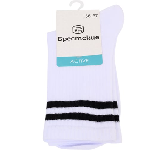 Женские носки БРЕСТСКИЕ 1333 active, р.23, 230 белые 10935302012230