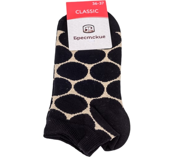 Женские носки БРЕСТСКИЕ 1101 classic, р.23, 506 черные 10913602024506