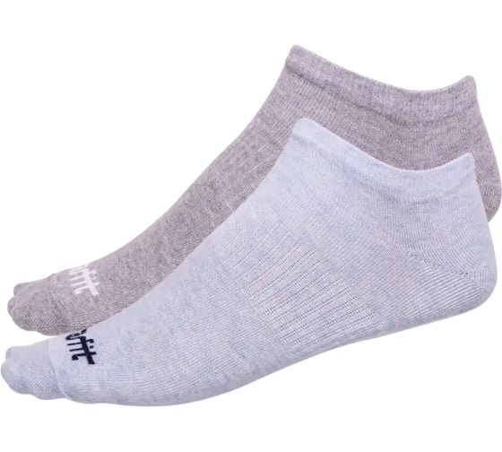 Низкие носки STARFIT SW-205, голубой меланж/светло-серый меланж, 2 пары УТ-00014183 1