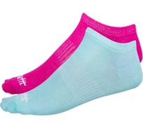 Низкие носки STARFIT SW-205, мятный/фуксия, 2 пары УТ-00014181