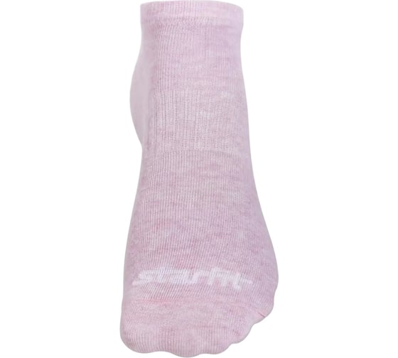 Низкие носки STARFIT SW-205, розовый меланж/светло-серый меланж, 2 пары УТ-00014180