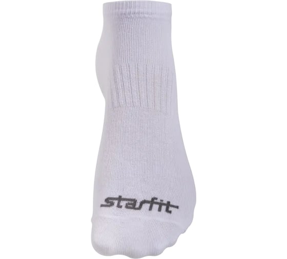 Низкие носки STARFIT SW-205, белый/светло-серый меланж, 2 пары УТ-00014184