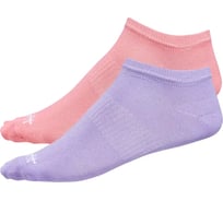 Низкие носки STARFIT SW-205, коралловый/лавандовый, 2 пары УТ-00013066