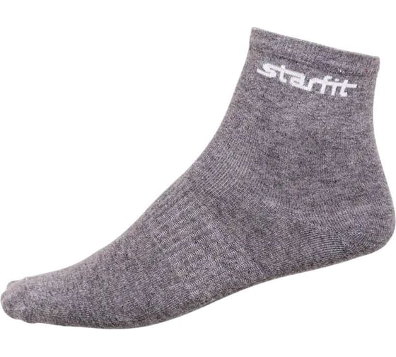 Средние носки STARFIT SW-206, бордовый/серый меланж, 2 пары УТ-00014186