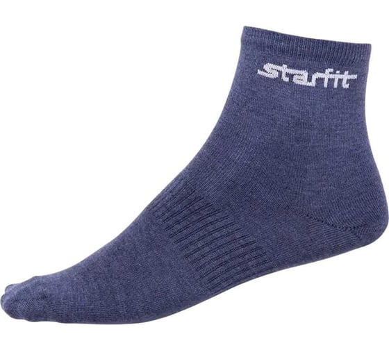 Средние носки STARFIT SW-206, темно-синий/синий меланж, 2 пары УТ-00014187