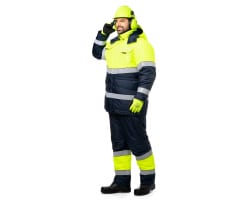 Мужская зимняя сигнальная куртка Техноавиа Люмос, размер 104-108, рост 170-176 2176I