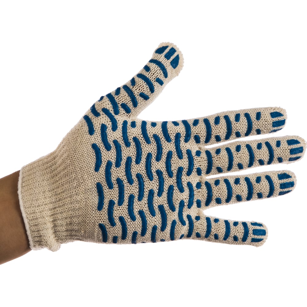 Перчатки х/б с ПВХ 10 класс Авангард. Профессиональная экипировка Волна ...