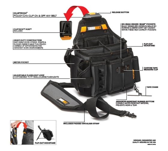 Сумка электрика Toughbuilt TB-CT-104 - цена, отзывы, характеристики ...