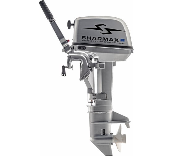 Лодочный мотор Sharmax 2х-тактный ПЛМ SM9.8HS 5005