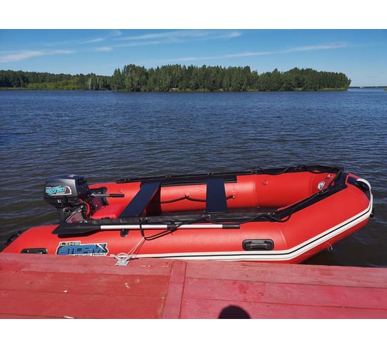 Лодка Stormline ПВХ HeavyDuty AIR LIGHT 360 красная 1051k