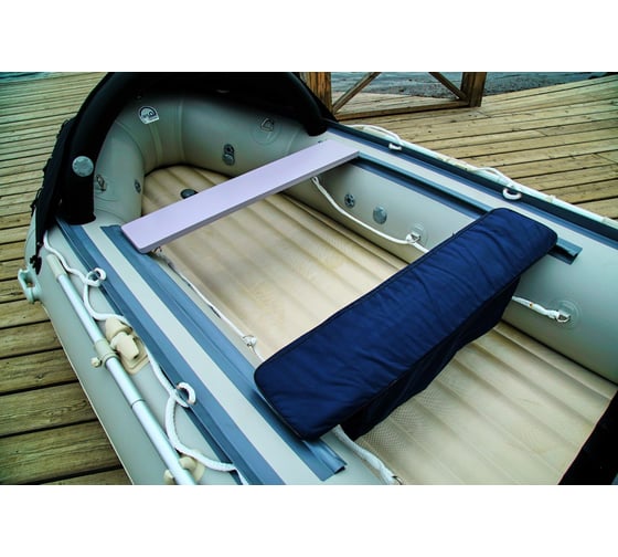 Лодка ПВХ Stormline Heavy Duty AIR PRO 380 серая 1068b