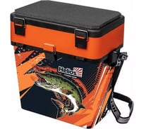 Рыболовный зимний ящик Helios PIKE односекционный оранжевый, HS-IML-19-O-1 00000351006