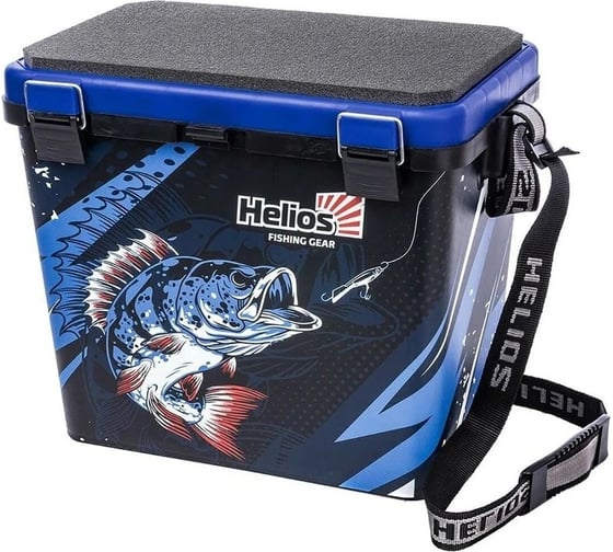 Рыболовный зимний ящик Helios ICE FISHING PERCH односекционный, синий, HS-IB-19-IFB-1 00000332855