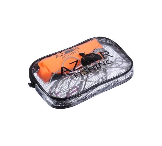 Кукан AZOR FISHING 3.5 м, 5 карабинов, поплавок, трос металл, ПВХ сумка 148-060