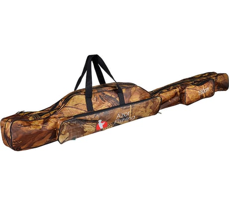 Чехол для удочек AZOR FISHING полиэстер, c карманом, 2 отсека, 150см, 600 Den 338-362