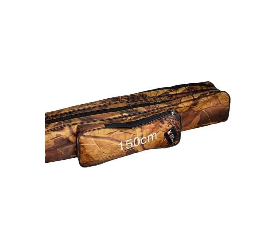 Чехол для удочек AZOR FISHING полиэстер, c карманом, 2 отсека, 150см, 600 Den 338-362