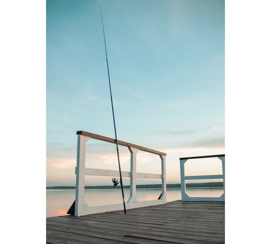FISHING Удочка с кольцами "Вега", телескоп., файбергласс, 3,6м, тест 10-30гр. AZOR 338-533