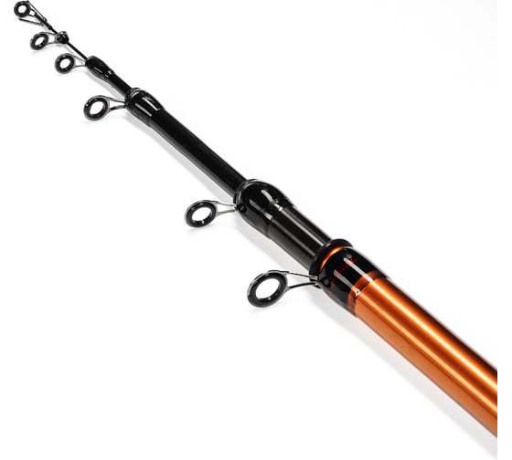 Телескопическая удочка с кольцами AZOR FISHING Актив карбон 40%, 5.0м, тест 10-30гр 149-094