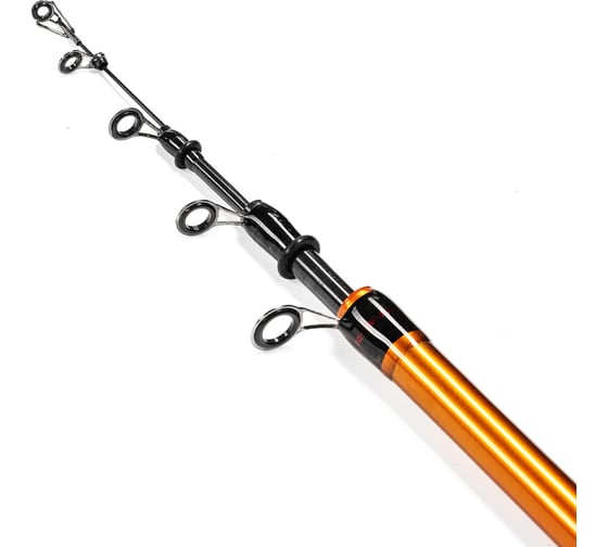 Телескопическая удочка с кольцами AZOR FISHING Актив карбон 40%, 4.0м, тест 10-30гр 149-093