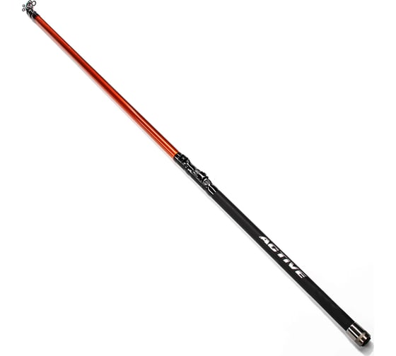 Телескопическая удочка с кольцами AZOR FISHING Актив карбон 40%, 6.0м, тест 10-30гр 149-092
