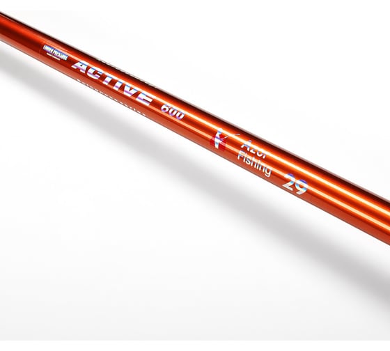 Телескопическая удочка с кольцами AZOR FISHING Актив карбон 40%, 6.0м, тест 10-30гр 149-092