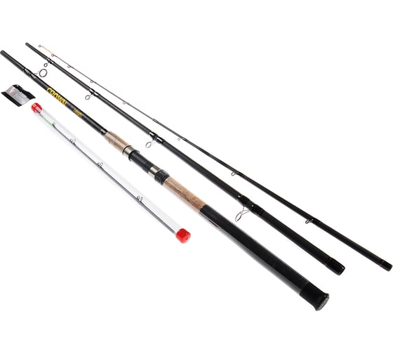 Фидерное удилище FISHING Краун файбергласс, 3м, 50-100 гр, в комплекте 3 вершинки 149-130