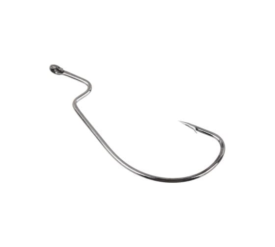 Набор крючков AZOR FISHING 5 шт., оффсетный №2, 1,1/0,2/0,3/0, высокоуглеродистая сталь, черный никель 143-068