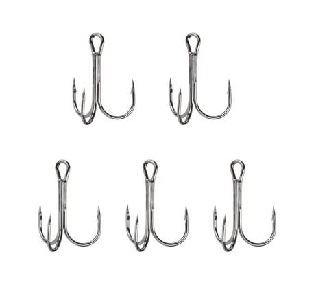 Набор тройников AZOR FISHING 5 шт., №2, 4, 6, высокоуглеродистая сталь 143-069