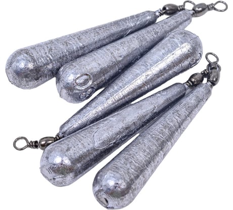 Груз Капля, отводной поводок, 30 г, 5шт./уп. 04-028-06