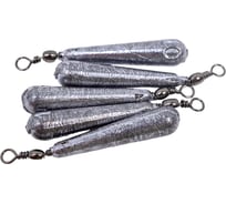 Груз Капля, отводной поводок, 10 г, 5шт./уп. 04-028-02