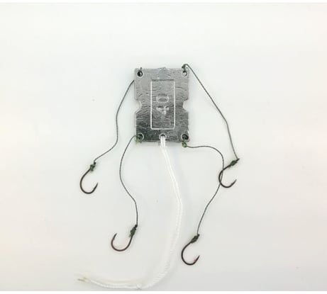 Жмыховка оснащённая 40 г, 4 крючка, крючок MUSTAD № 9, поводок 0.4 мм, основной 1.2 мм 04-032-01