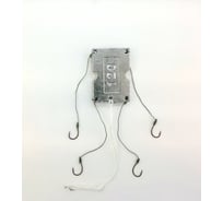 Жмыховка оснащённая 120 гр, 4 крючка, крючок MUSTAD № 9 , поводок 0.4 мм, основной 1.2 мм 04-032-04
