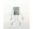 Жмыховка оснащённая 120 гр, 4 крючка, крючок MUSTAD № 9 , поводок 0.4 мм, основной 1.2 мм 04-032-04 1